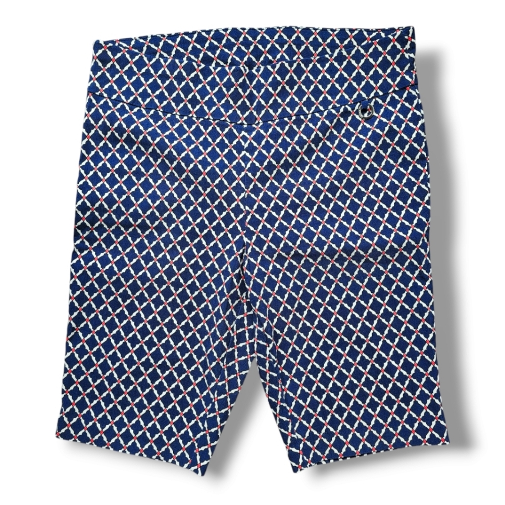 5️⃣ for 2️⃣5️⃣ Rafaella Stretch Bermuda Plus Print Biker Shorts, Size 14